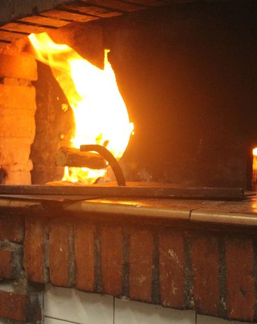 Forno a legna ristorante