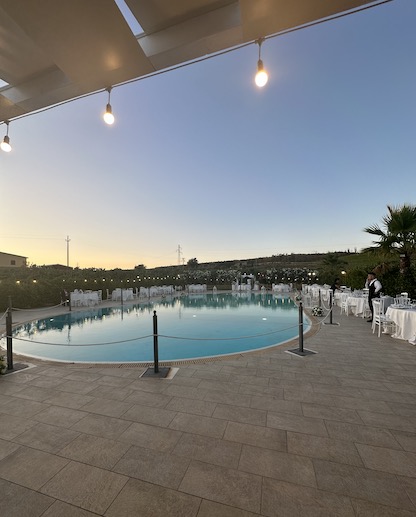 ristorante in piscina Piazza Armerina